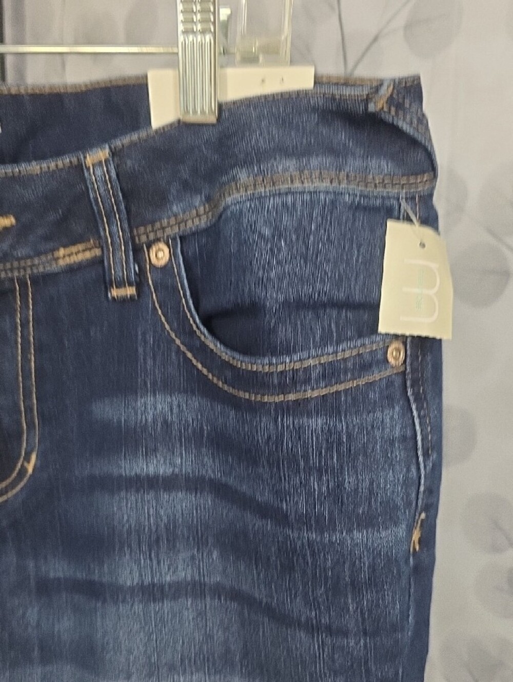 Maurices Dark Indigo Boot Cut Jeans- 14 Short - Picture 4 of 8